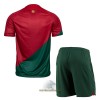 Officiële Voetbalshirt + Korte Broek Portugal Thuis WK 2022 - Kids